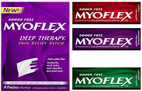 Free MYOFLEX pain relief patch & cream