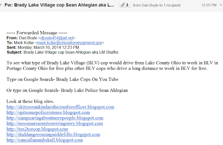 BLV cop Sean Ahlegian aka LM Shaffer is not sure who he is !