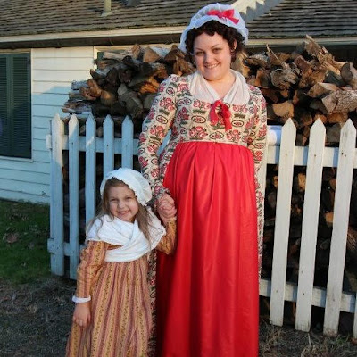 1790's Open Robe and Childs round gown