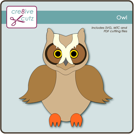 Download Cre8ive Cutz - 3D SVG Cutting Files for Electronic Cutting Machines: He's a Hoot! Free Owl SVG ...