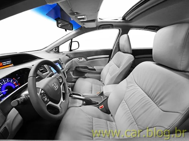 Novo Honda Civic 2012  interior