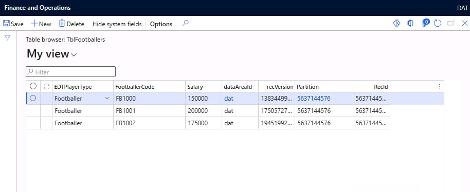 Field Fixed Relation in D365 with Example