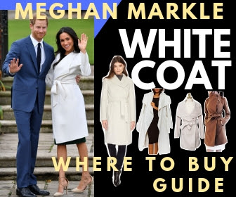 Meghan Markle White Coat Buy Engagement designer for sale