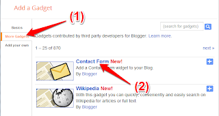 Add offical Contact us Form on Blogger