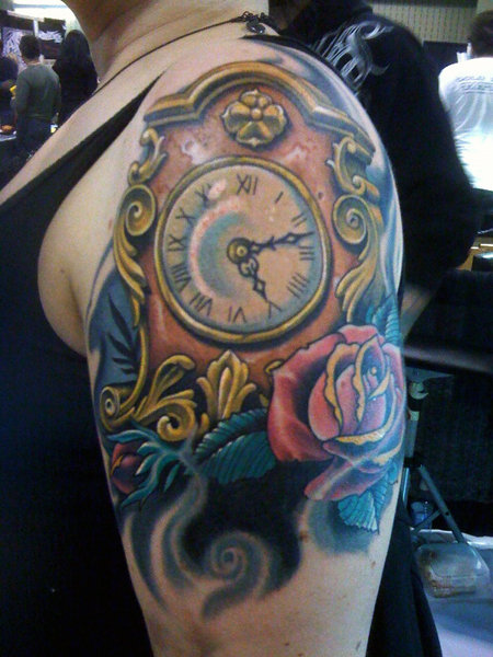 clock tattoo designs