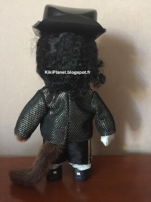 Monchhichi Michael Monchael Jackson  référence 237790 kiki vintage jouet