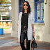 CASUAL CARDIGAN + STUART WEITZMAN HIGHLAND BOOTS 