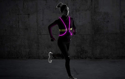 Tracer360, Revolutionary Illuminated And Reflective Vest For Running OR Cycling At The Night