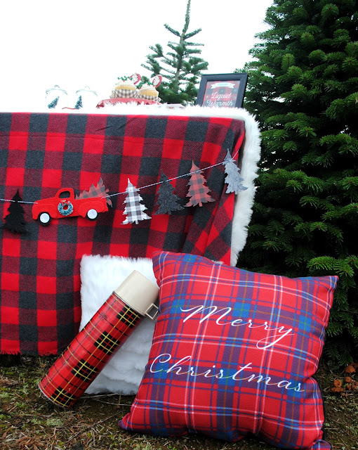 Plaid spotted everywhere this holiday season. See more inspiration at FizzyParty.com 