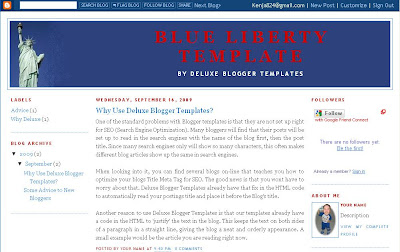 Three Column Layout from Deluxe Blogger Template