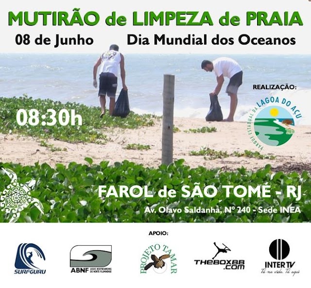 Semana do Meio Ambiente será Celebrada na Praia do Farol com Mutirão de Limpeza no Sábado dia 08