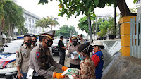 Comunitas Otomotif POC Bersama Ditlantas Polda Lampung Gelar Baksos