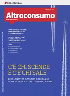 Altroconsumo 314 - Maggio 2017 | ISSN 0392-5722 | TRUE PDF | Mensile | Elettrodomestici | Casa | Energia | Consumatori
La rivista omonima informa e consiglia il consumatore su sicurezza, salute e qualità degli acquisti; vengono fatti test su prodotti in commercio. La rivista, che esce 11 mesi all'anno (mensile con l'eccezione di agosto), è nata lo stesso anno in cui è stata fondata l'associazione.