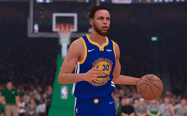 NBA 2K19 Stephen Curry Cyberface