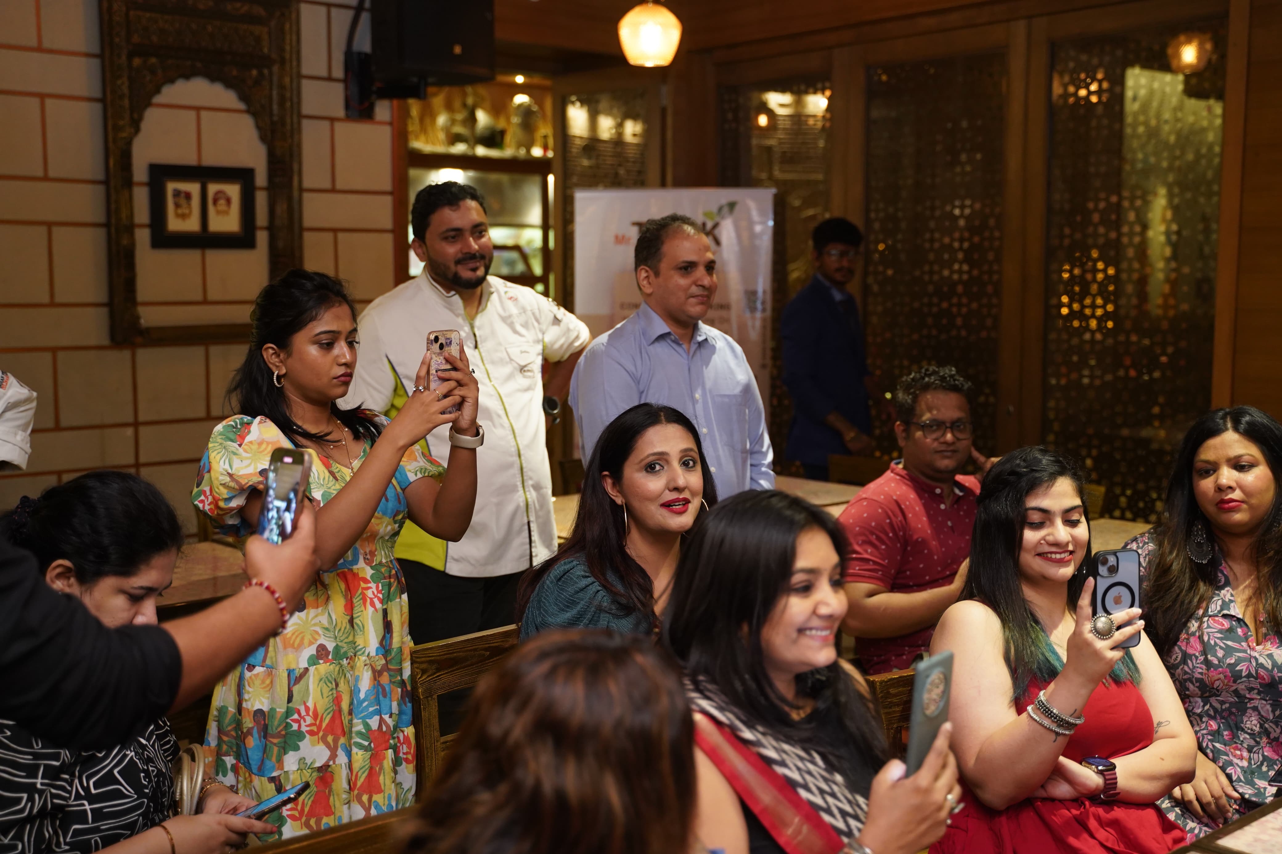 "Pre-Plated Feast for Renowned Influencers: Chef Ishijyot Surri, Chef Rohit Gujral, and the Distinctive Flavors of Mr Truk Sauces Create A Magical Experience!"