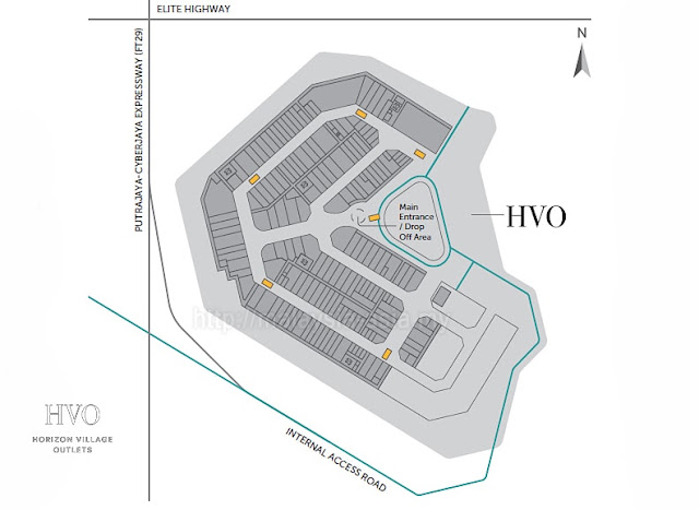 Layout of Horizon Village Outlets Malaysia