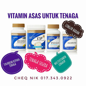 vitamin asas untuk bertenaga