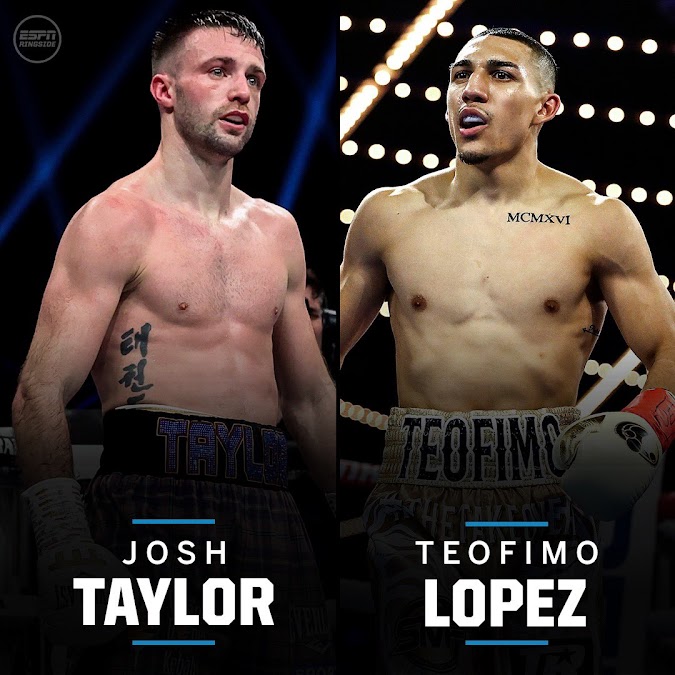 Teofimo Lopez Josh Taylor Boxing