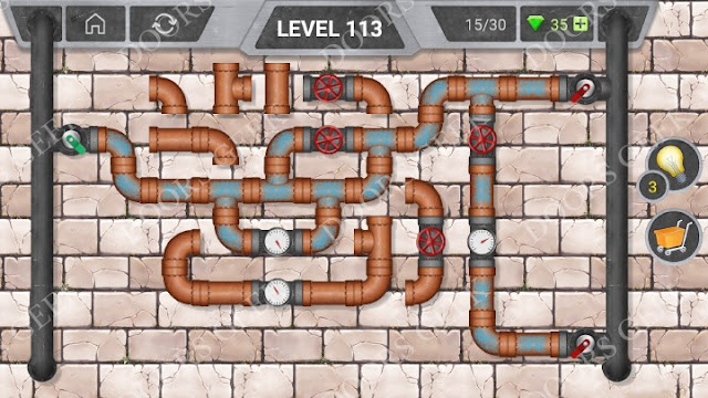 Pipeline [Classic] Level 113 Solution, Cheats, Walkthrough