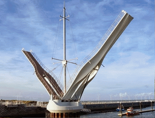 Foryd Harbour Bridge - Reino Unido