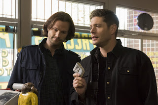 Jared Padalecki as Sam Winchester and Jensen Ackles as Dean Winchester in Supernatural 14x13 "Lebanon"