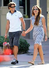 David Ferrer with Girlfriend