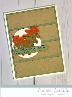 You Really Autumn Know card-designed by Lori Tecler/Inking Aloud-stamps and dies from Lawn Fawn