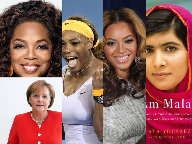 5 most prominent and influential women,