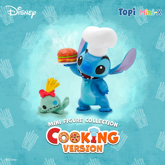 Stitch, Scrump, Topi, Hong Kong, Disney Mini Figure Collection, Cooking version