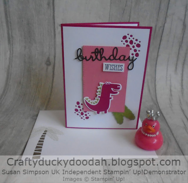 Craftyduckydoodah, Dino Days, Dino Dies, Kids cards, Susan Simpson UK Independent Stampin' Up! Demonstrator, Supplies available 24/7 from my online store, 