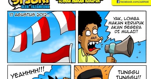 Gambar Lucu, cerita lucu, Komik si JukiGoresan Hati