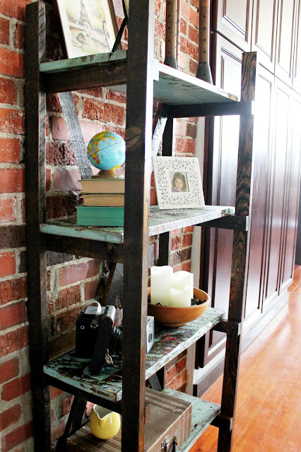 Rustic Chippy Farmhouse Shelf