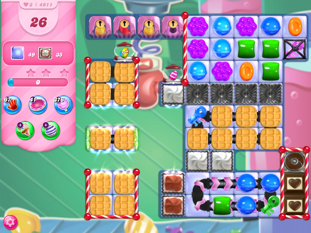 Candy Crush Saga level 4911