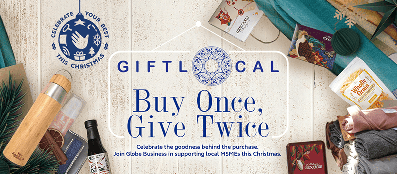 Globe Business Gift Local campaign announces Buy Once, Give Twice initiative