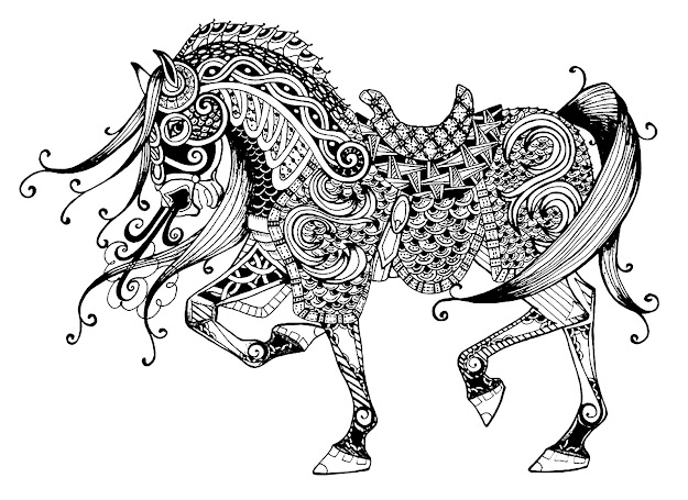 Coloringpagemajestichorse Free To Print