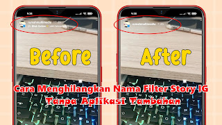 Cara Menghilangkan Nama Filter Di Story IG