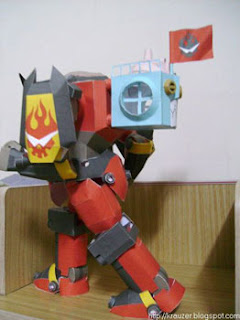 Gurren Lagann House Papercraft 1