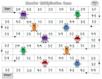 Multiplication Game Boards