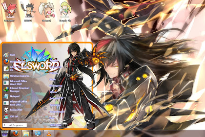 [Theme Win 7] Elsword Ver. Raven by Kanza