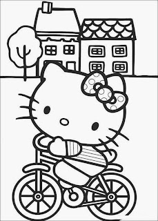 Hello Kitty for Coloring, part 3