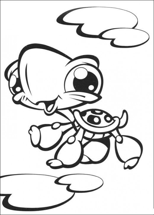 The Littlest Pet Shop Coloring Pages title=