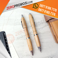 Jual Souvenir Ballpen Kayu Premium Pulpen Cetek PK-02 Custom Logo