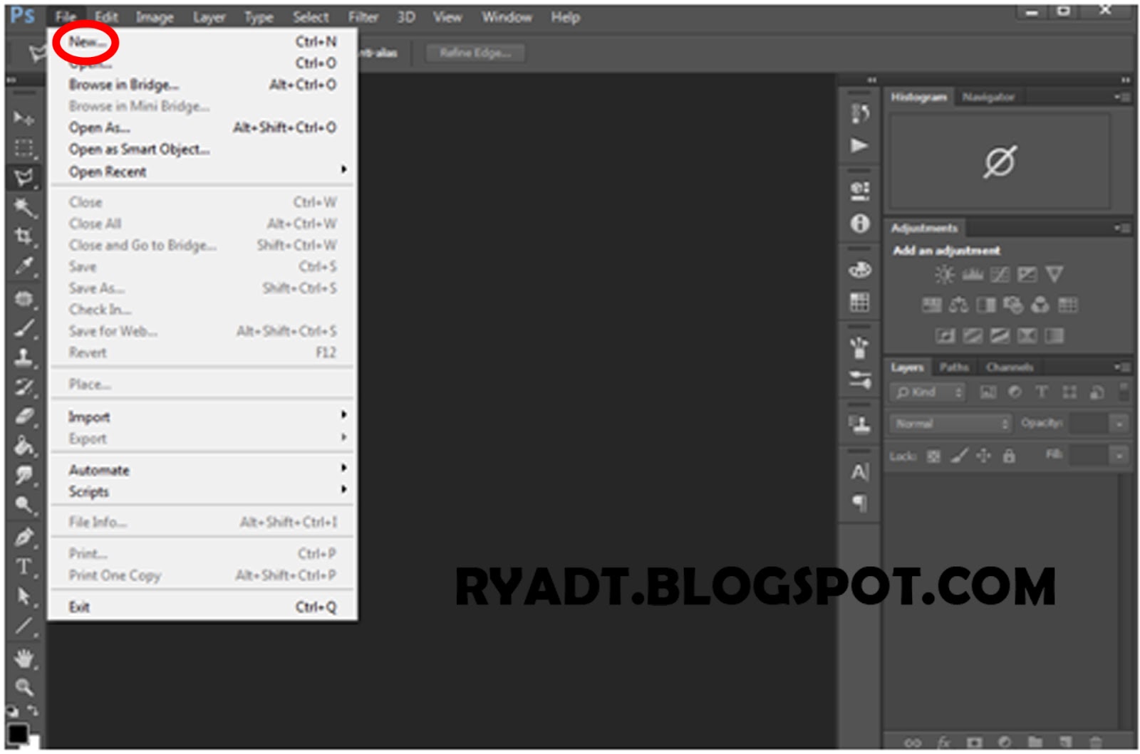 Ryadt Gallery Cara Membuat Typography Di Photoshop
