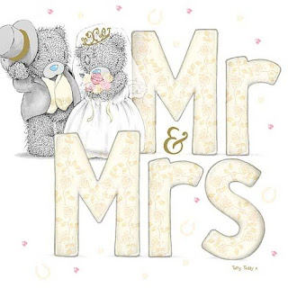 Me to You Bears Free Printable Mr. And Mrs. Sign