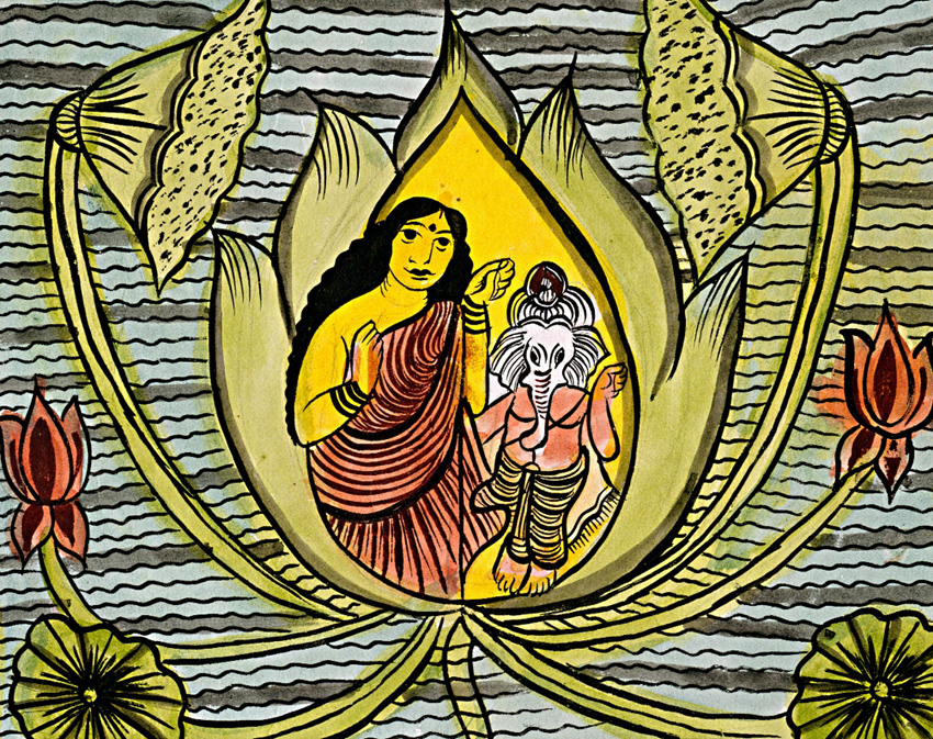 ganesh lotus patua