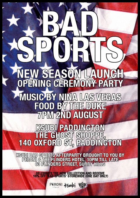 Ksubi Bad Sports Launch Party