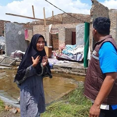 122 Rumah Warga di Mabar Hilir Rusak Diterjang Angin Puting Beliung