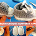 How to crochet newborn converse slippers
