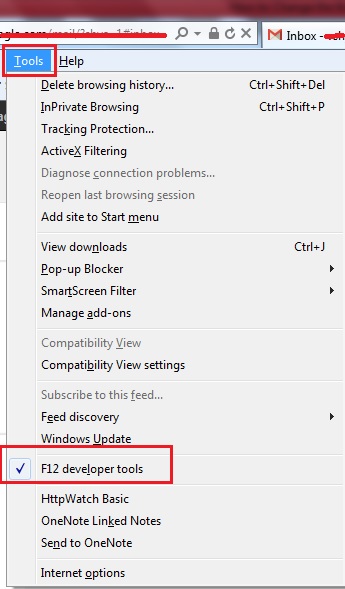 How to use developer tools in IE  ( Internet Explorer ) onlysapep.blogspot.in only sap ep  blogspot 