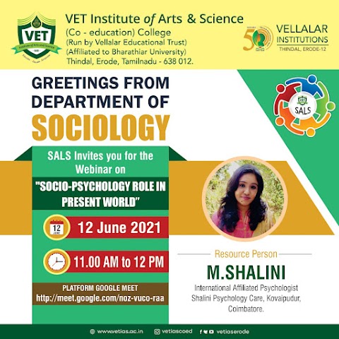 SALS Event - "Socio-Psychology role in the Present World" - 12/06/2021